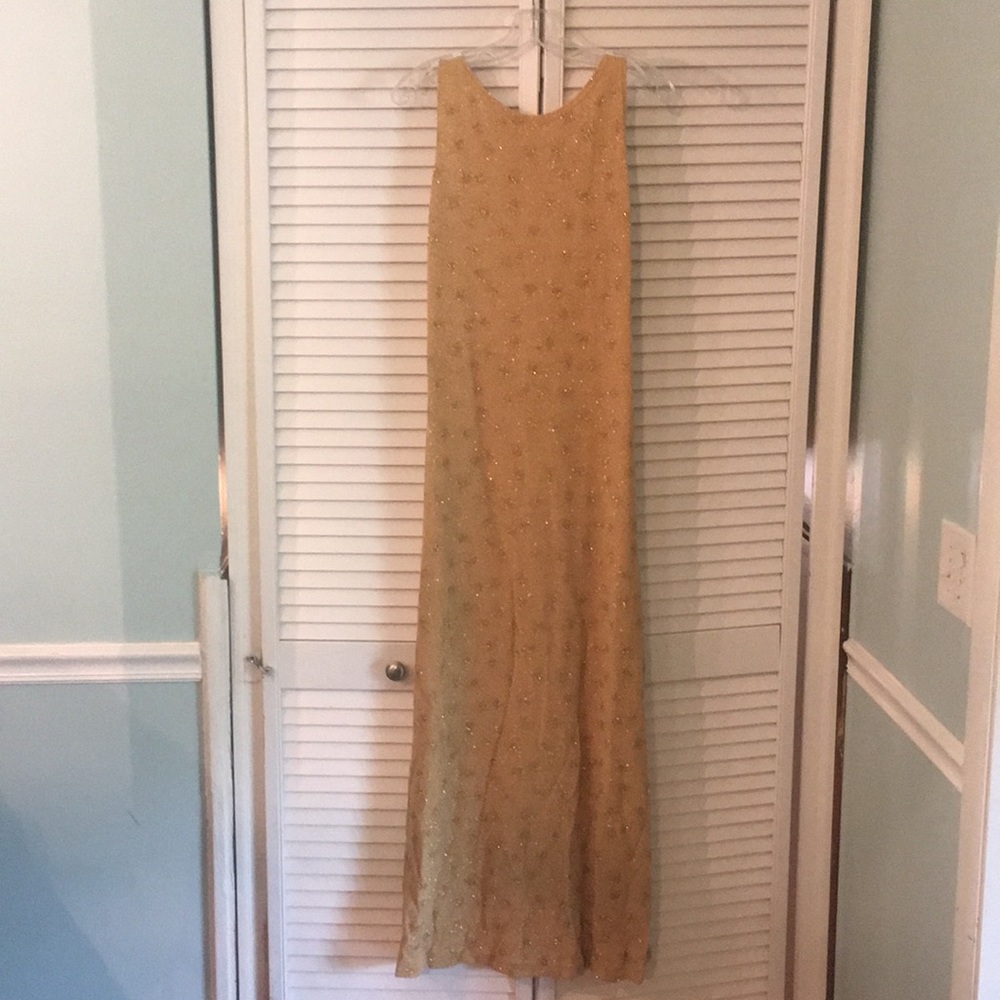 Gold dress